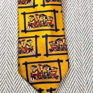FLINT STONES Tie Hana-Barbera tie Vintage
